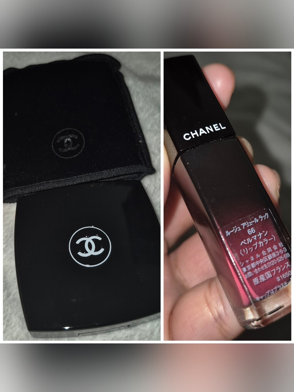 Make up with lipgloss